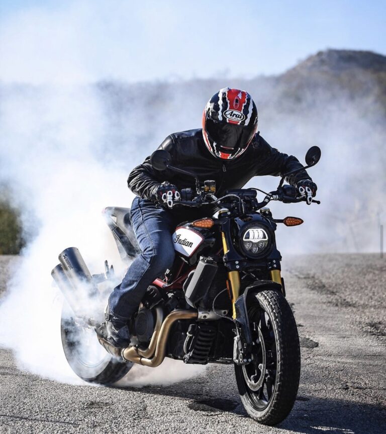 POISED FOR THRILLS: INDIAN FTR 1200