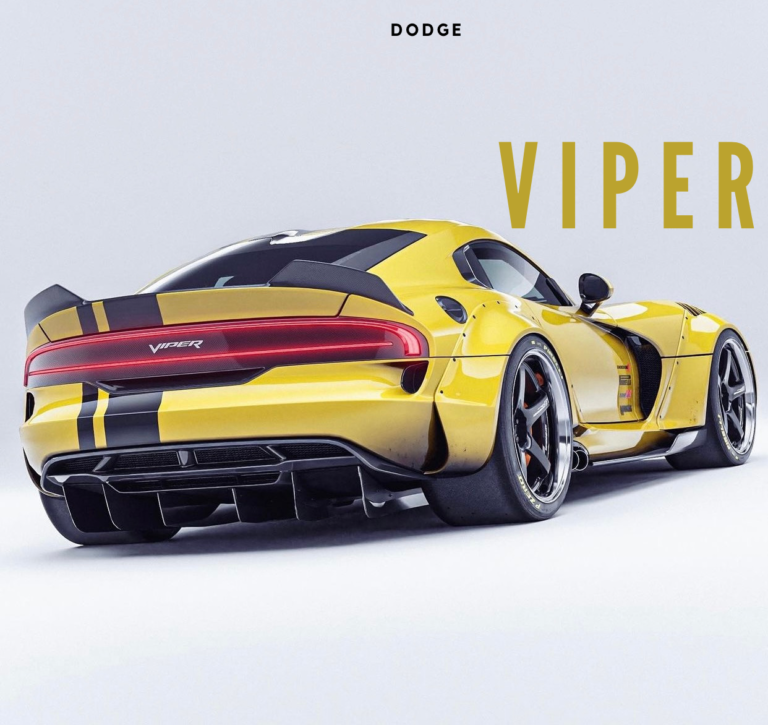 Wide-body Kitted Dodge Viper with added Race Flavour 