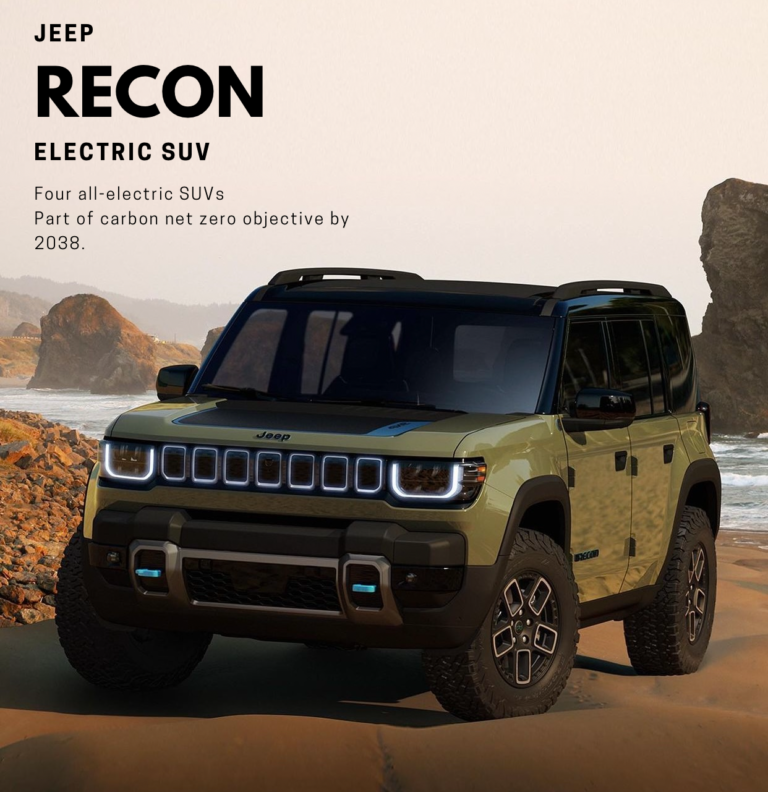 Jeep Announced Four All-Electric SUV’s 
