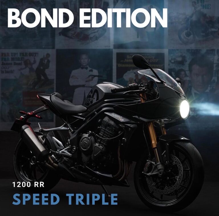 The Speed Triple 1200 RR Bond Edition 